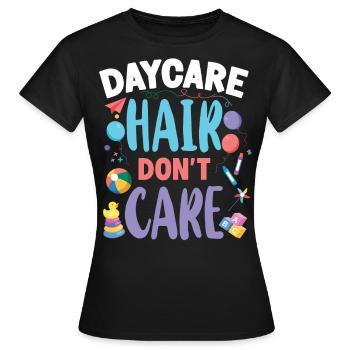 Childcare Daycare Provider Teacher - Women's T-Shirt - black - Front - AI Model Female 172 dark (172cm)