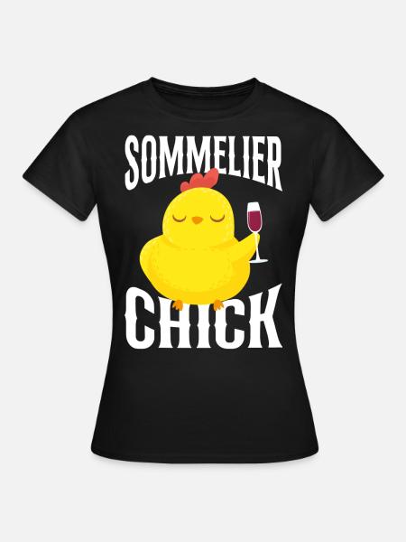 Sommelier Wine Drinking Tasting - Frauen T-Shirt - Schwarz