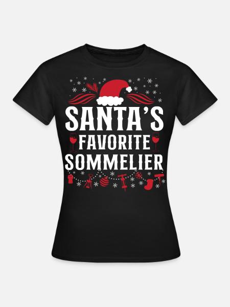 Sommelier Wine Drinking Tasting - Frauen T-Shirt - Schwarz