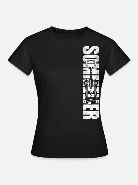 Sommelier Wine Drinking Tasting - Frauen T-Shirt - Schwarz