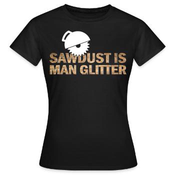 Crafter, Engineer Apprentice Woodworker Carpenter - Women's T-Shirt - black - Front - AI Model Female 172 dark (172cm)