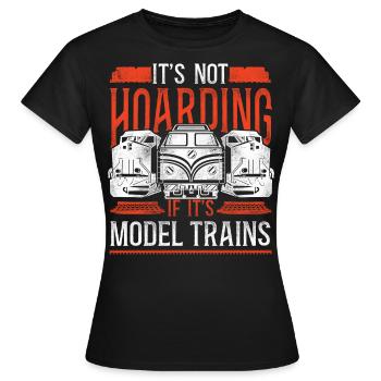 Conducteur de train diesel de marchandises - T-shirt Femme - noir - Devant - AI Model Female 172 dark (172cm)
