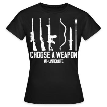 Chasseur de cerfs de Cerf De Cheer Choisissez un - T-shirt Femme - noir - Devant - AI Model Female 172 dark (172cm)