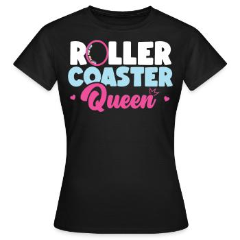 Roller Coaster Roller Coaster - Women's T-Shirt - black - Front - AI Model Female 172 dark (172cm)