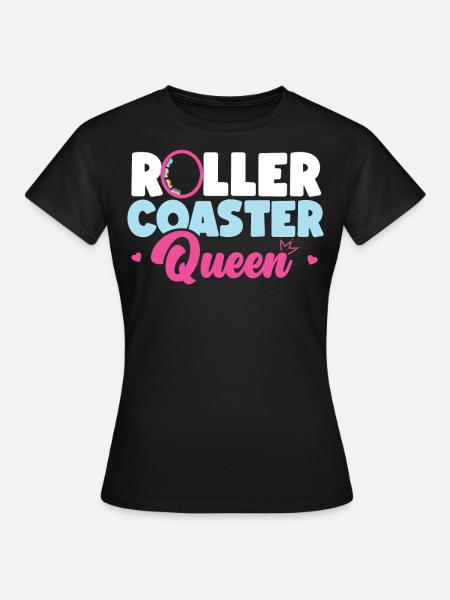 Roller Coaster Roller Coaster - Frauen T-Shirt - Schwarz