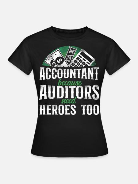 Accountant Bookkeeper Accounting - Frauen T-Shirt - Schwarz