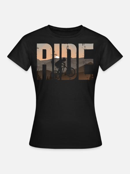 Enduro MTB Mountain Bike Riding - Maglietta da donna - nero