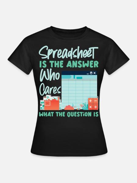 Accountant Bookkeeper Accounting - Frauen T-Shirt - Schwarz