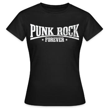 Punk Rock Pogo Anarchie Punks Punk Rocker Punk - T-shirt Femme - noir - Devant - AI Model Female 172 dark (172cm)