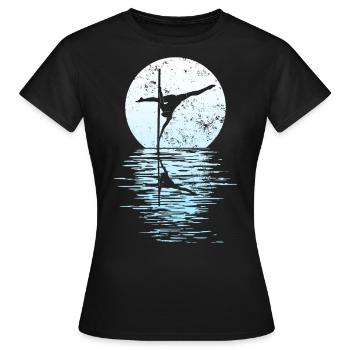 Pole Dance Dancer, Pole Dance, Pole Dancing - Women's T-Shirt - black - Front - AI Model Female 172 dark (172cm)
