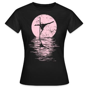 Pole Dance Dancer, Pole Dance, Pole Dancing - Women's T-Shirt - black - Front - AI Model Female 172 dark (172cm)