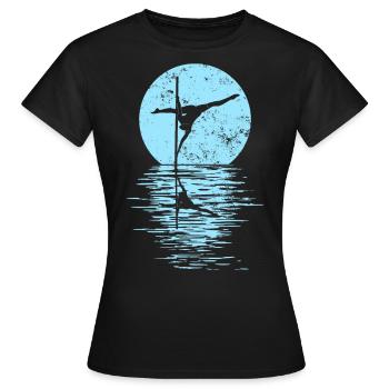 Pole Dance Dancer, Pole Dance, Pole Dancing - Women's T-Shirt - black - Front - AI Model Female 172 dark (172cm)