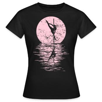 Pole Dance Dancer, Pole Dance, Pole Dancing - Women's T-Shirt - black - Front - AI Model Female 172 dark (172cm)