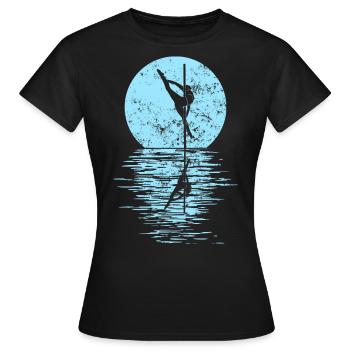 Pole Dance Dancer, Pole Dance, Pole Dancing - Women's T-Shirt - black - Front - AI Model Female 172 dark (172cm)