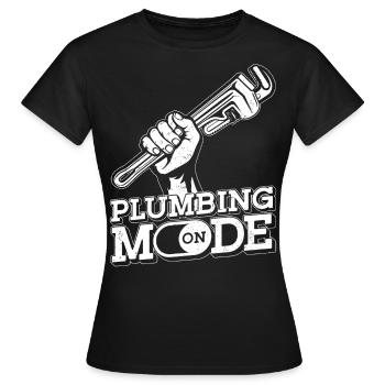 Plomberie Plombier Plomberie Vintage Plomberie - T-shirt Femme - noir - Devant - AI Model Female 172 dark (172cm)