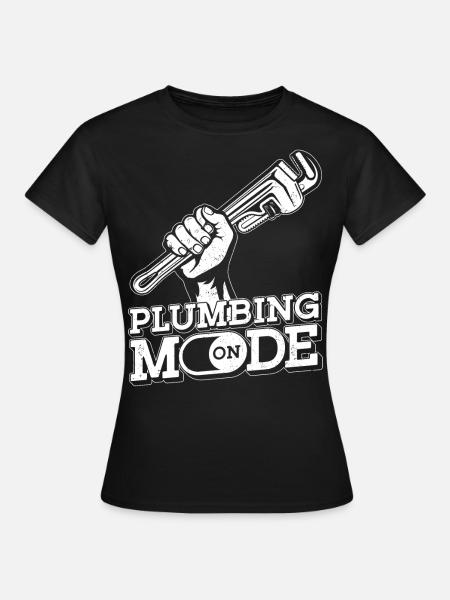 Plumbing Plumber Vintage Plumbing - Dame-T-shirt - sort