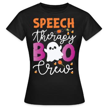 Speech Therapist Therapy Assistant - Frauen T-Shirt - Schwarz - Vorne - AI Model Female 172 dark (172cm)