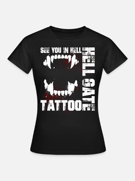 TATOEËERDER Tätowiert Tribal Ink Tätowierung - Dame-T-shirt - sort