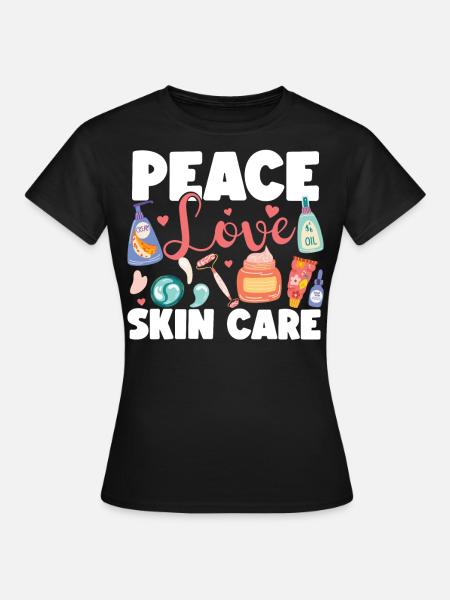 Cute Licensed Esthetician Skincare - Frauen T-Shirt - Schwarz