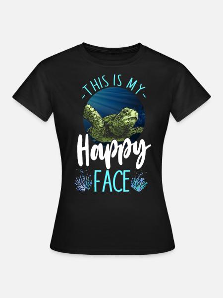 Sea Turtle Tortoise This Is My - Women's T-Shirt - black