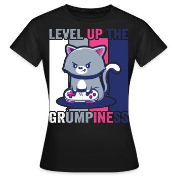 Jeux, Jeux d’argent, Jeux vidéo, Gamer - T-shirt Femme - noir - Devant - AI Model Female 172 dark (172cm)
