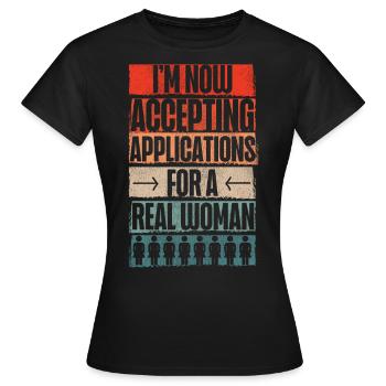 Happy Divorce Party I'm Now - Frauen T-Shirt - Schwarz - Vorne - AI Model Female 172 dark (172cm)