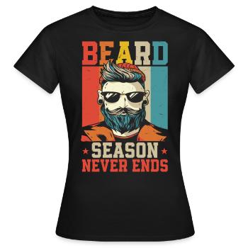 Beard Lover Bearded Man Beard - Women's T-Shirt - black - Front - AI Model Female 172 dark (172cm)