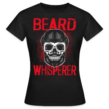 Beard Lover Bearded Man Beard - Women's T-Shirt - black - Front - AI Model Female 172 dark (172cm)