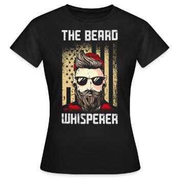 Beard Lover Bearded Man The Beard - Women's T-Shirt - black - Front - AI Model Female 172 dark (172cm)