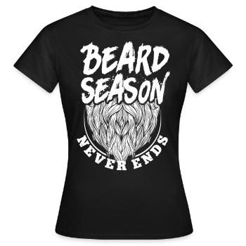 Beard Lover Bearded Man Beard - Women's T-Shirt - black - Front - AI Model Female 172 dark (172cm)