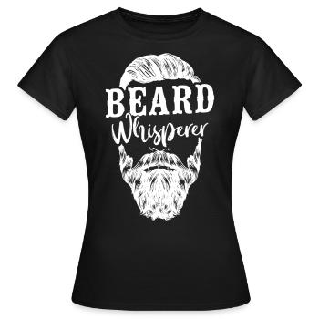 Beard Lover Bearded Man Beard - Women's T-Shirt - black - Front - AI Model Female 172 dark (172cm)