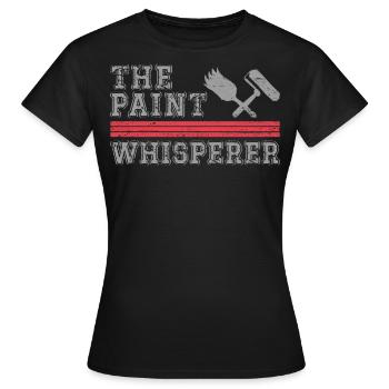 House Painter Decorator The Paint - Frauen T-Shirt - Schwarz - Vorne - AI Model Female 172 dark (172cm)