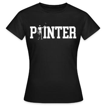 House Painter Decorator Painter - Frauen T-Shirt - Schwarz - Vorne - AI Model Female 172 dark (172cm)