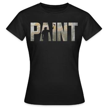House Painter Decorator Paint - Frauen T-Shirt - Schwarz - Vorne - AI Model Female 172 dark (172cm)