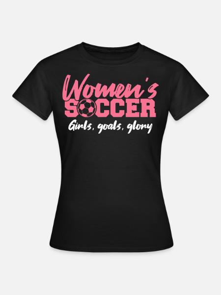 Women's Soccer, Women's Soccer, Women's Soccer - Women's T-Shirt - black