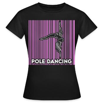 Pole Dance Dancer, Pole Dance, Pole Dancing - Women's T-Shirt - black - Front - AI Model Female 172 dark (172cm)