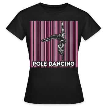 Pole Dance Dancer, Pole Dance, Pole Dancing - Women's T-Shirt - black - Front - AI Model Female 172 dark (172cm)