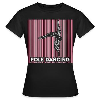 Pole Dance Dancer, Pole Dance, Pole Dancing - Women's T-Shirt - black - Front - AI Model Female 172 dark (172cm)