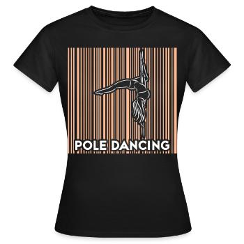 Pole Dance Dancer, Pole Dance, Pole Dancing - Women's T-Shirt - black - Front - AI Model Female 172 dark (172cm)