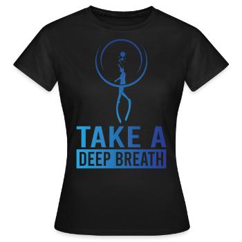 Plongée, Apnée Plongée, Apnée No Limit Apnée Apnée - T-shirt Femme - noir - Devant - AI Model Female 172 dark (172cm)