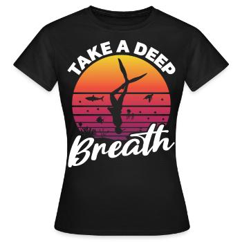 Plongée, Apnée Plongée, Apnée No Limit Apnée Apnée - T-shirt Femme - noir - Devant - AI Model Female 172 dark (172cm)