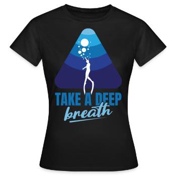 Plongée, Apnée Plongée, Apnée No Limit Apnée Apnée - T-shirt Femme - noir - Devant - AI Model Female 172 dark (172cm)