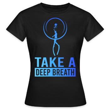 Plongée, Apnée Plongée, Apnée No Limit Apnée Apnée - T-shirt Femme - noir - Devant - AI Model Female 172 dark (172cm)