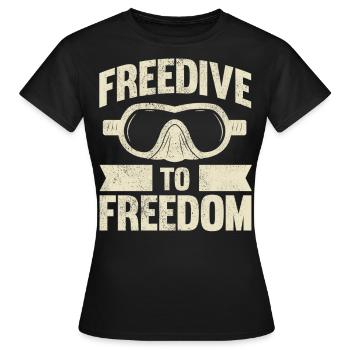 Plongée, Apnée Plongée, Apnée No Limit Apnée Apnée - T-shirt Femme - noir - Devant - AI Model Female 172 dark (172cm)