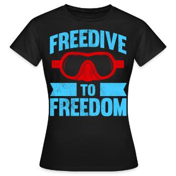 Plongée, Apnée Plongée, Apnée No Limit Apnée Apnée - T-shirt Femme - noir - Devant - AI Model Female 172 dark (172cm)