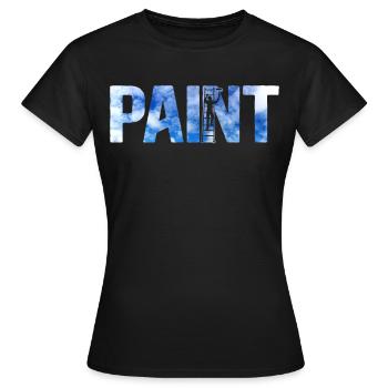 House Painter Decorator Paint - Frauen T-Shirt - Schwarz - Vorne - AI Model Female 172 dark (172cm)