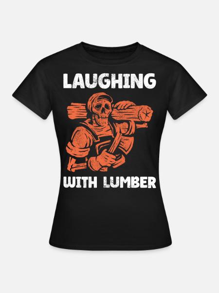 Zimmermann, Schreiner, Holzarbeiter, Tischler, - Dame-T-shirt - sort
