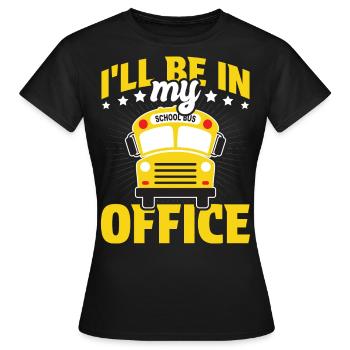 drôle de chauffeur de bus scolaire chauffeur de bus scolaire disant cadeau - T-shirt Femme - noir - Devant - AI Model Female 172 dark (172cm)