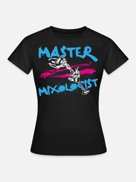 Bartender Mixologist Master - Frauen T-Shirt - Schwarz