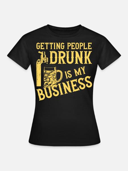 Bartender Mixologist Getting - Frauen T-Shirt - Schwarz